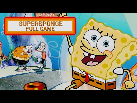 SpongeBob SquarePants: SuperSponge (PS1) - Full Gameplay