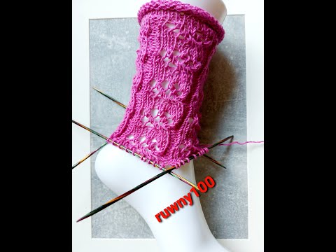 850*Ein einfaches Muster in Runden und Reihen stricken*Muster mit einer Skizze *Tutorial* Handarbeit