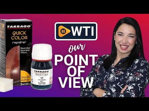 Tarrago Quick Color Dye Leather and Canvas Repair - 25 ml Leather Shoe Dye for Dyeing of Leather Footwear - WTI product video review
