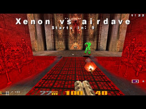 Xenon vs. Airdave (Razer CPL 2000, LB 1st round) – q3tourney2, Xenon's only Q3 demo