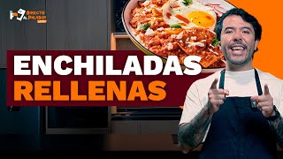 Cómo hacer enchiladas rellenas
