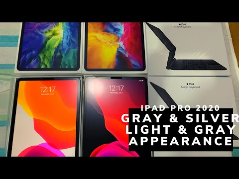 iPad Pro 2020 11 inch - Space Gray & Silver- 1TB & 512GB- Light & Dark Display Appearance