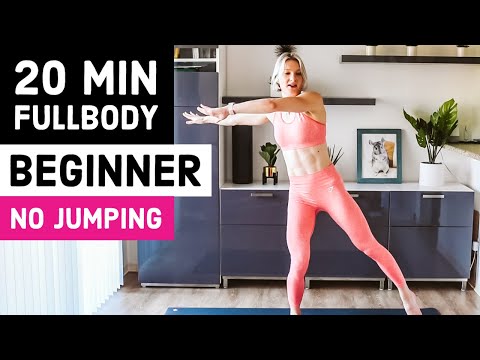 NO JUMPING 20 Min Beginner Full Body FAT BURN Workout (Apartment Friendly, No Equipment)