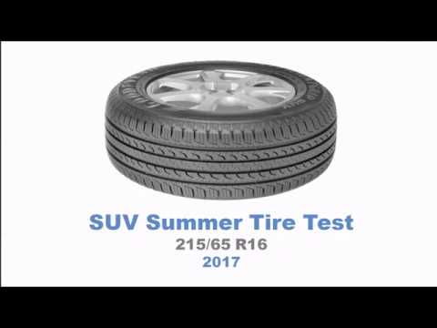2017 SUV Summer Tire Test – Summary | 215/65 R16