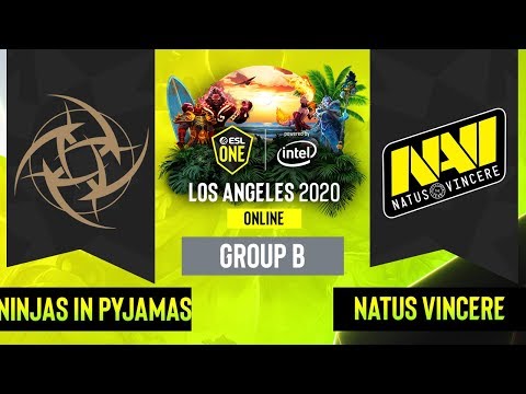 Dota2 - Ninjas in Pyjamas vs. Natus Vincere - Game 2 - Group B - EU/CIS - ESL One Los Angeles