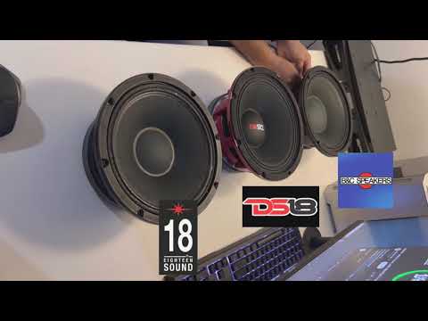 TOP 3 10" MIDBASS #B&C 10MD26 vs #18Sound 10MB600 vs #DS18Pancadao Midbass
