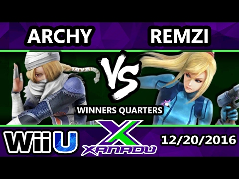 S@X 181 - Archy (Sheik) Vs. EZG | Remzi (ZSS) - SSB4 Winners Quarters - Smash for Wii U - Smash 4