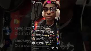 Lil Keed roasted for the way he records in studio‼️🐍