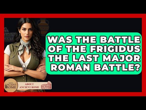 Was The Battle Of The Frigidus The Last Major Roman Battle? - All About Rome