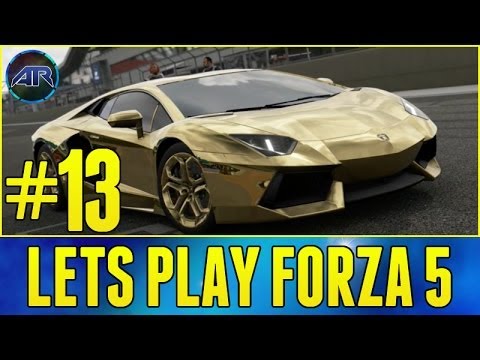 Let's Play : Forza 5 - Part 13 "GOLD AVENTADOR RACING" (Live Stream)