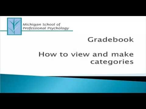 Faculty Moodle Training - Gradebook - How to View and Make Categories