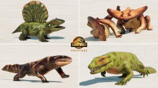 ALL NEW 38 MODDED DINOSAURS AND CREATURES IN JURASSIC WORLD EVOLUTION 2