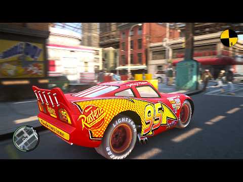 GTA 4 Crazy Lightning McQueen Ep.12