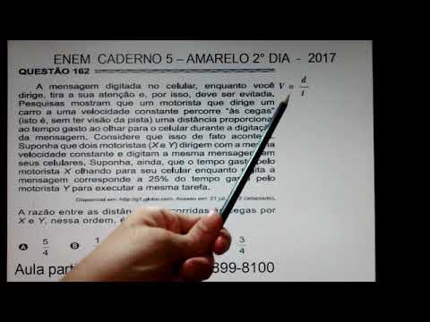 Questão 162 do ENEM  2017  segundo dia
