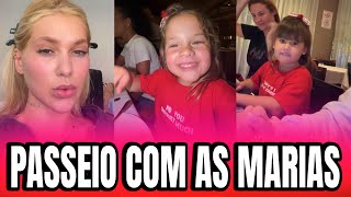 VIRGÍNIA MOSTRA PASSEIO COM AS MARIAS EM SÃO PAULO 