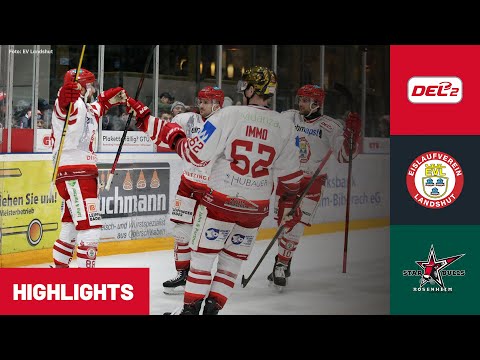 DEL2: EV Landshut vs. Starbulls Rosenheim | Highlights