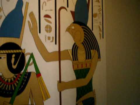 Parede egípcia de NA Alto XV