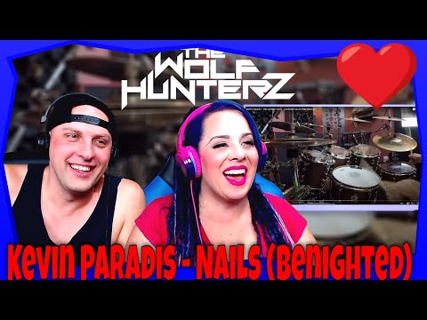 Kevin Paradis - Nails (Benighted) Drum Play-through | THE WOLF HUNTERZ Reactions