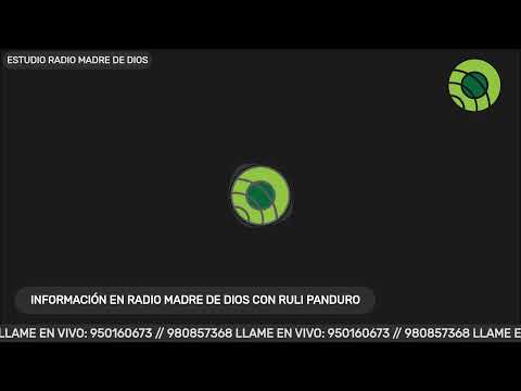 #Información en Buenos Días Madre de Dios. 26 de mayo