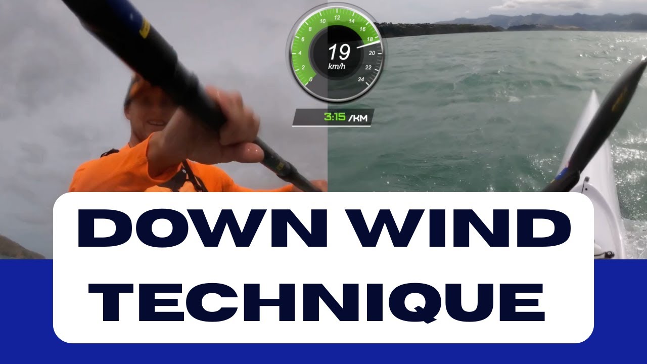 Downwind technique 16.7km/h average.