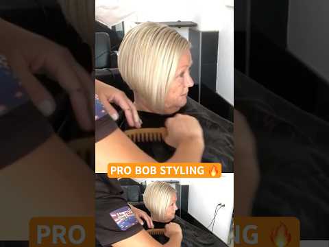 PRO BOB STYLING EASY TECHNIQUE: Complete Tutorial Linked Below! 🔥🔥🔥