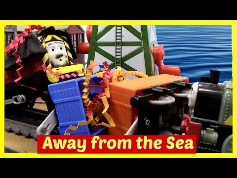 Thomas and Friends Accidents will happen | Toy Train Crashes | Thomas the Tank Salty Brendam Docks Video