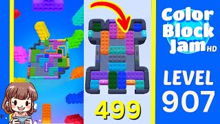 Solution du Niveau 907 de Color Block Jam