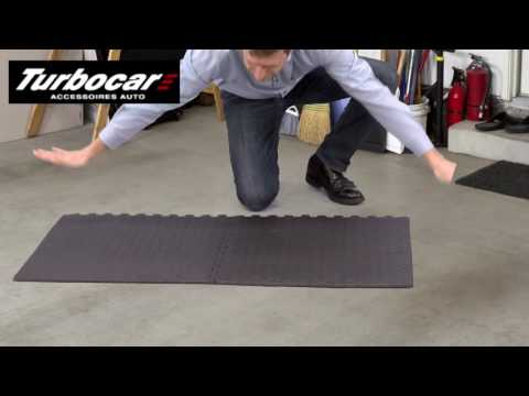 Lot de 6 dalles clips pour garage - 60 x 60 cm OROK