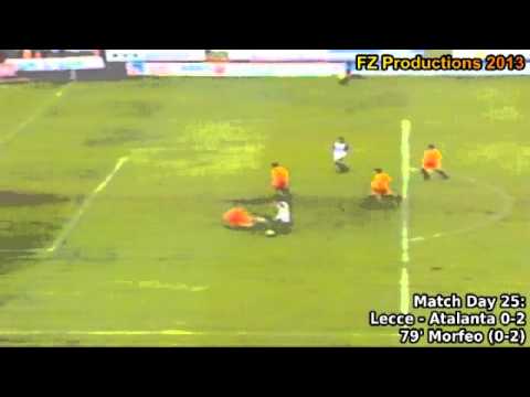 Serie A 2000-2001, day 25 Lecce - Atalanta 0-2 (Morfeo goal)