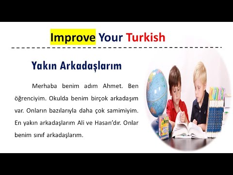 Learn Turkish: Listening and Reading A1-A2 (Dinleme-Okuma) No: 1