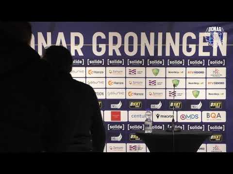Persconferentie Donar Groningen vs KK Alkar Sinj 16-12-2025