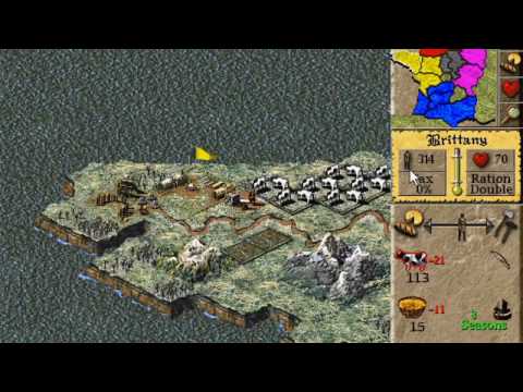 Lords of the Realm 2 Walkthrough - 06 France PC Longplay