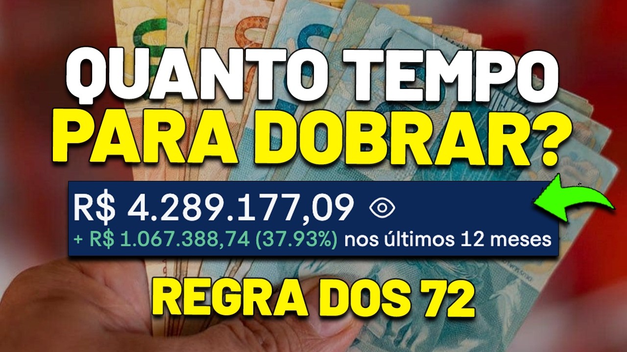 REGRA DOS 72: QUANTO TEMPO PARA DOBRAR O PATRIMÔNIO? RECOMPRAS DE AÇÕES e INSIDERS DA BOLSA