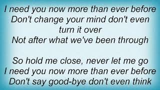 Jeff Lynne - Don&#39;t Say Goodbye Lyrics