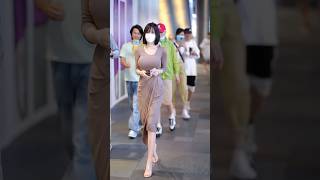 beautiful girl street fashion tiktok #chinesefashion #mejoresstreetfashion #shorts