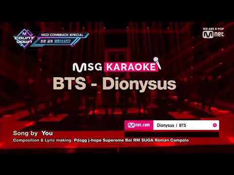 BTS dionysus..
