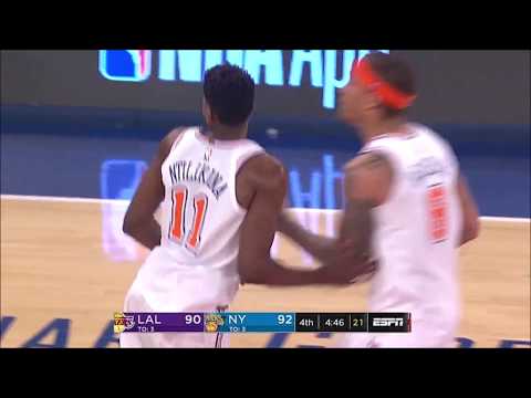Frank Ntilikina V.S. Lonzo Ball (Raw Footage)
