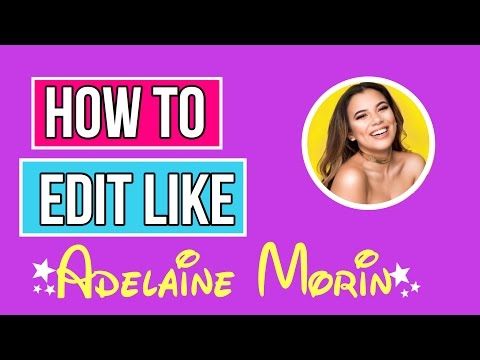 HOW TO EDIT LIKE ADELAINE MORIN ON IPHONE Video