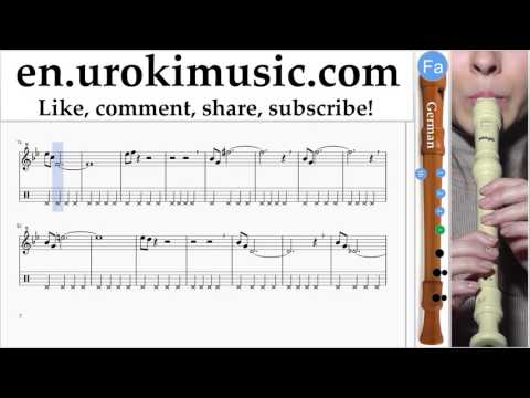 Lezioni di Flauto Dolce G. Mission Impossible - Theme Tutorial Spartito