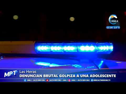 Denuncian brutal golpiza a una adolescente en Las Heras.