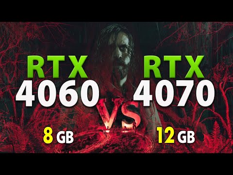 RTX 4060 vs RTX 4070 - Test in 11 Games | 1080p