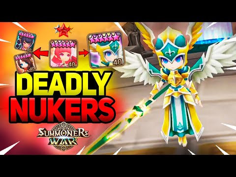 KATARINA, TWINS and CHLOE in One Team - Summoners War