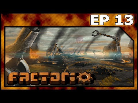 Factorio - Not quite vanilla - Let's Play! - Damn you dirty aliens!!!!! - Ep 13