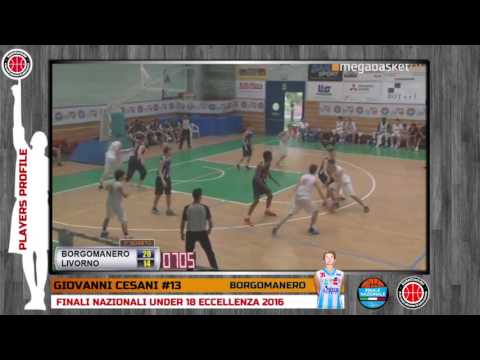 Players Profile: CESANI GIOVANNI - College Borgomanero - FN U18 2016