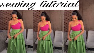 DIY Circle Skirt with Drawstring Front | Beginner-Friendly & Stylish @floxiifyapparels 