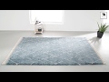 Hochflorteppich Jade Fringe Kunstfaser - Creme - 120 x 170 cm
