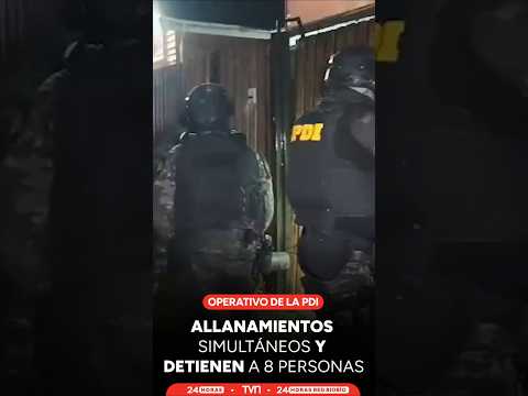 Operativo de PDI en dos provincias de Biobío logra detención de ocho personas
