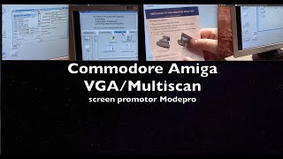 Commodore Amiga VGA -  Modepro screen promotion for 31khz