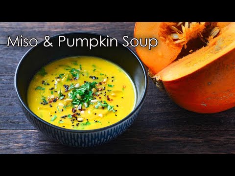 Creamy Miso Pumpkin Soup | Healthy Winter Comfort Food