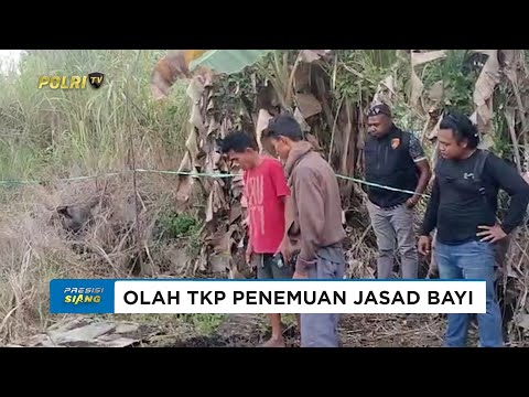 POLRES SARMI LAKUKAN OLAH TKP PENEMUAN JASAD BAYI